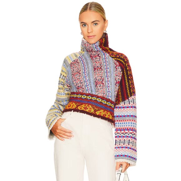 Rag & Bone Hollis Fair Isle Turtleneck - Picture 1 of 14